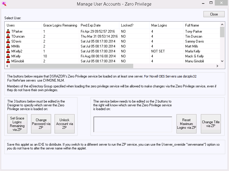 Manage eDirectory Objects