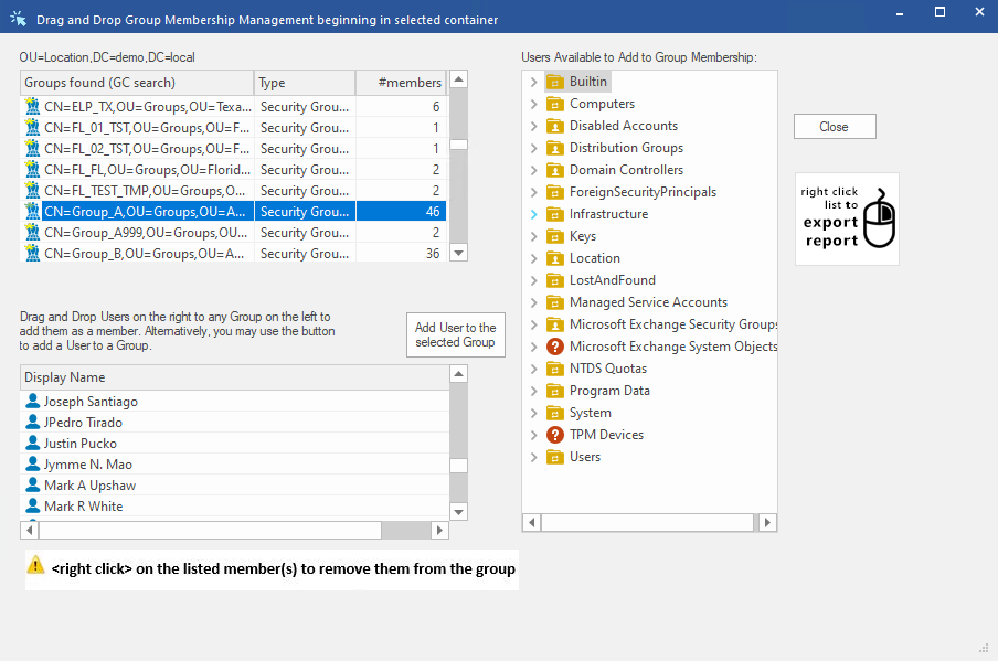 DSRAZOR Group Management